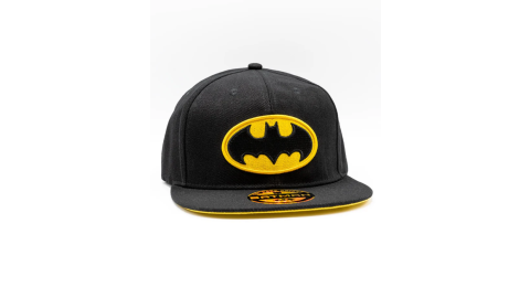 Casquette Batman noire et jaune visière plate