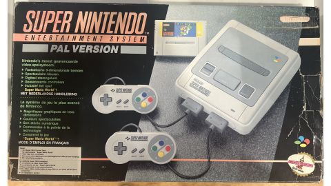 Console Super Nintendo Snes Pack Mario World en boite