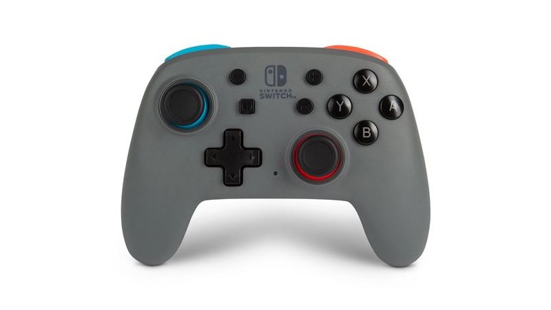 Manette sans fil Power A pour Switch Edition Nano Gris néon