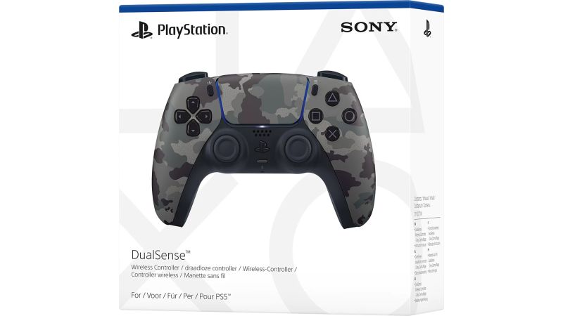 Manette PS5 sans fil Sony DualSense Grey Camouflage