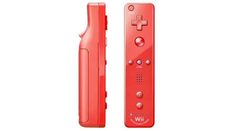 Manette Wii Nintendo Wiimote Motion Plus Rouge