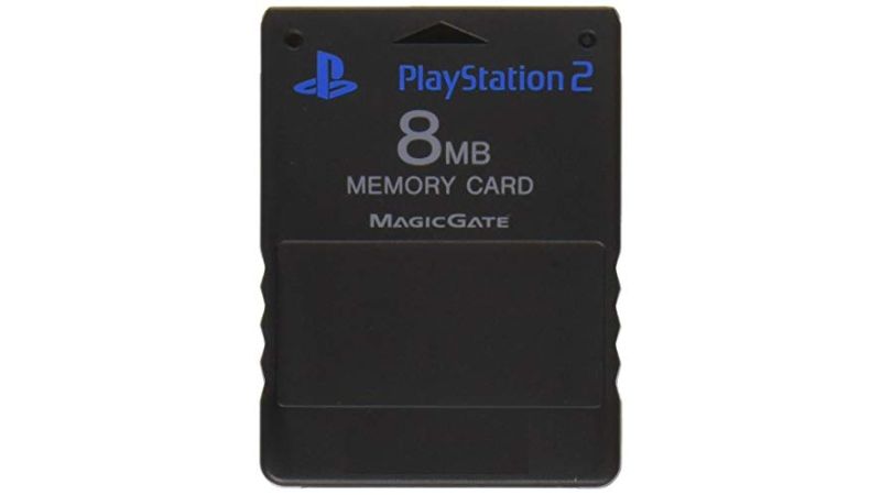 Carte Mémoire noire 8 Mo pour Playstation 2 - noire