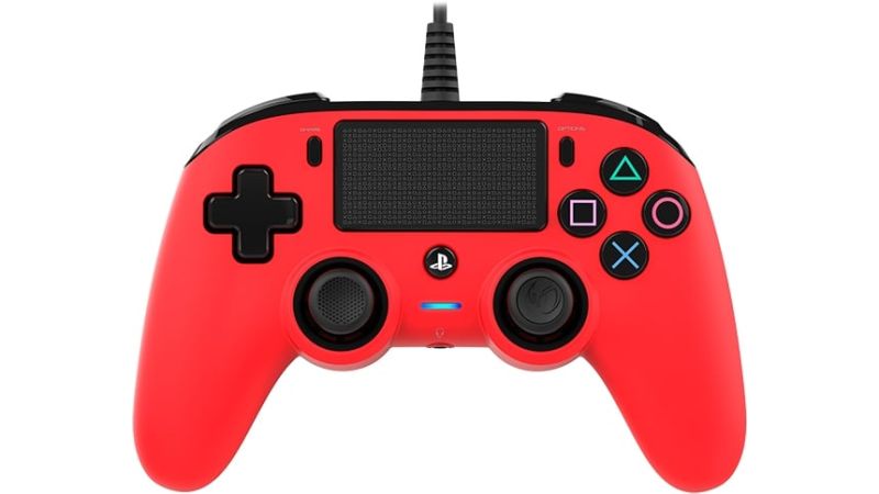 Manette filaire Nacon Rouge PS4