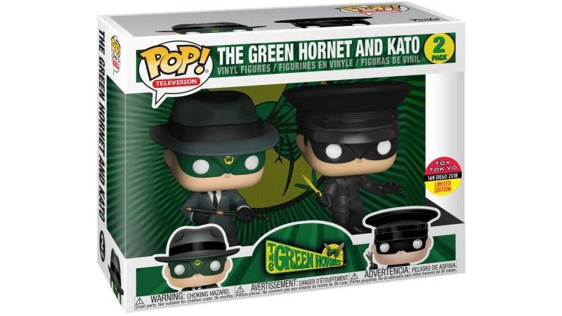 Figurine Funko Pop The Green Hornet & Le Frelon Vert & Kato