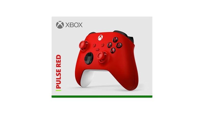 Xbox Manette sans Fil - Pulse Red Series X, Series S, One, Windows 10 & 11, Android et iOS
