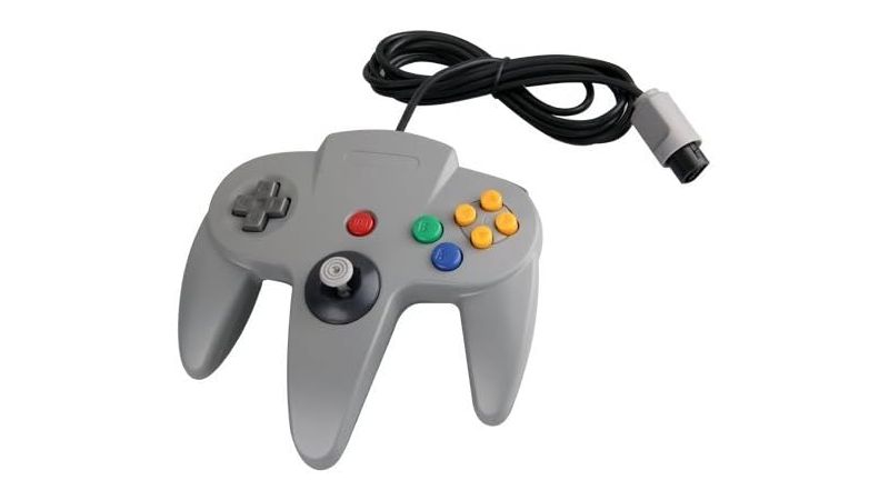 Manette de Remplacement Grise Compatible Nintendo 64