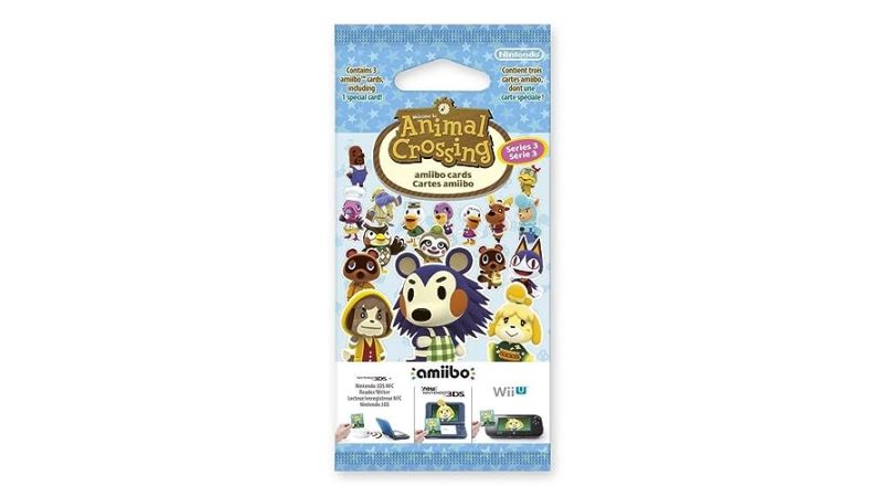 Paquet de 3 cartes : Animal Crossing - série 3