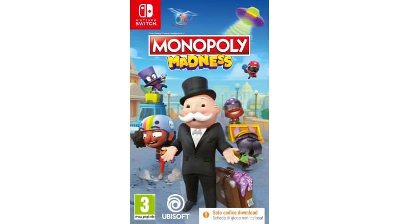 Monopoly Madness Code In Box Switch (Code De Telechargement Dans La Boite) - Switch
