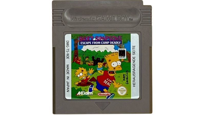 Bart Simpson's Escape From Camp Deadly - Game Boy