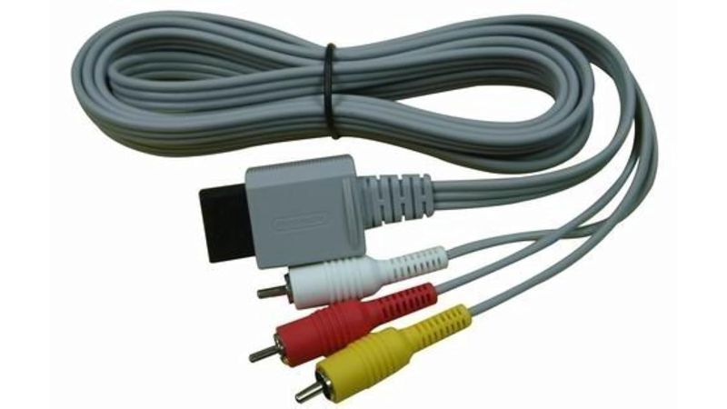 CABLE NINTENDO (WII/WII-U) RCA VIDÉO COMPOSITE AV