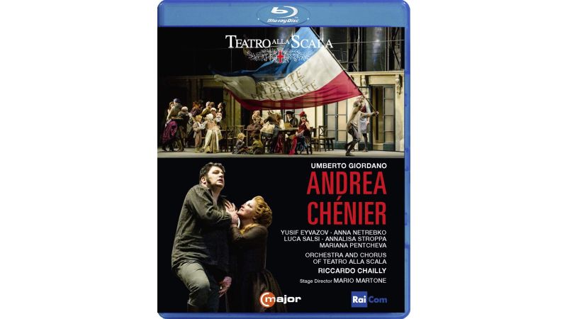 Umberto Giordano : Andrea Chénier. Eyvazov, Netrebko, Salsi, Stroppa, Pentcheva, Chailly, Martone. - Blu-ray