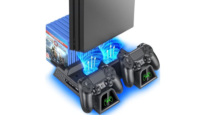 OIVO Support Ventilateur de Refroidissement - PS4/PS4 Pro/PS4 Slim
