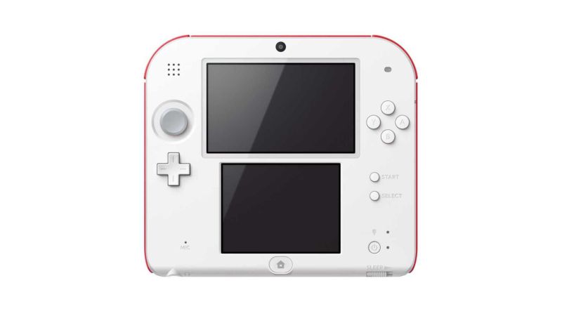 Console Nintendo 2DS Blanche et Rouge