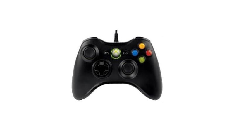 Manette Microsoft Xbox 360 / PC - Filaire Noir
