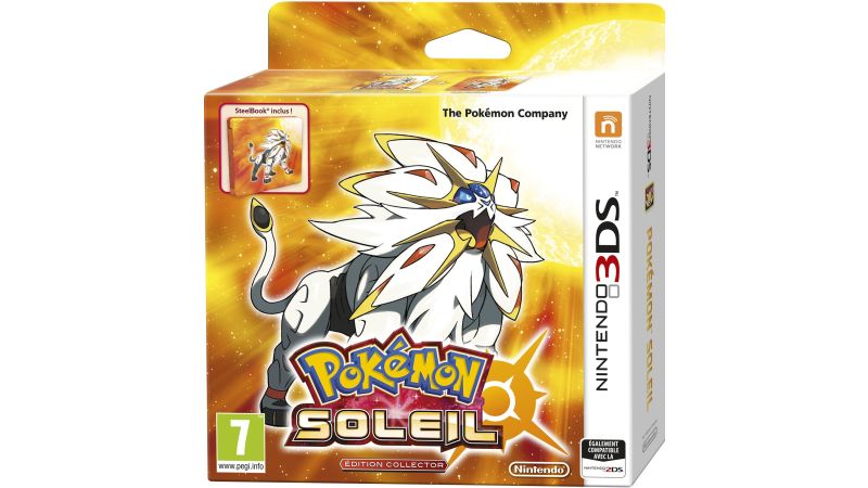 Pokémon - Soleil - édition fan (Jeu + Steelbook) - édition limitée - 3DS
