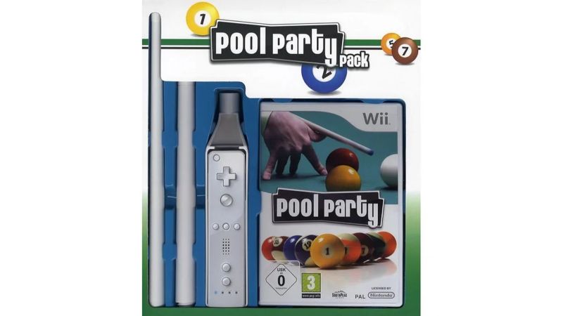 POOL PARTY PACK + UNE QUEUE DE BILLARD - Wii