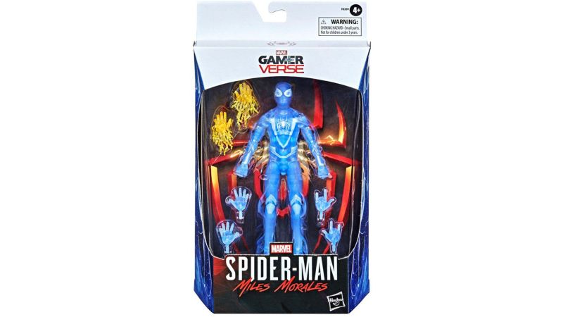 Figurine Marvel Legends Series Gamerverse de Miles Morales - 15 Cm