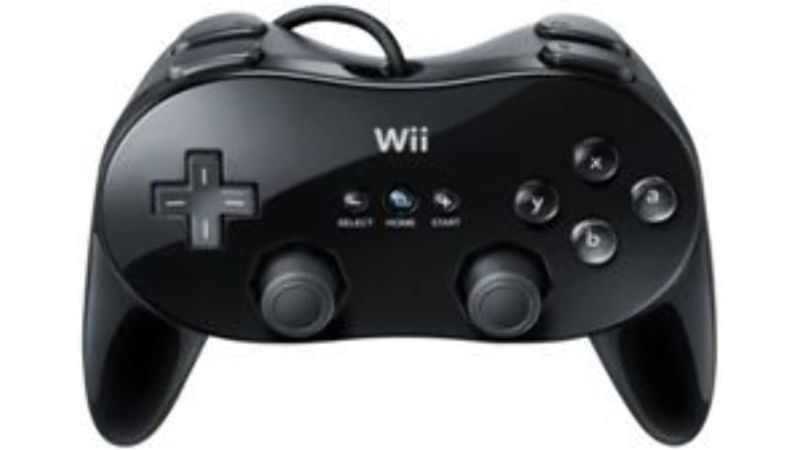 Manette classique pro Wii Noire