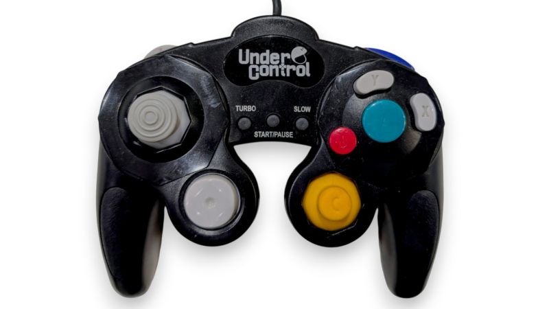 Manette UnderControl GameCube Noir