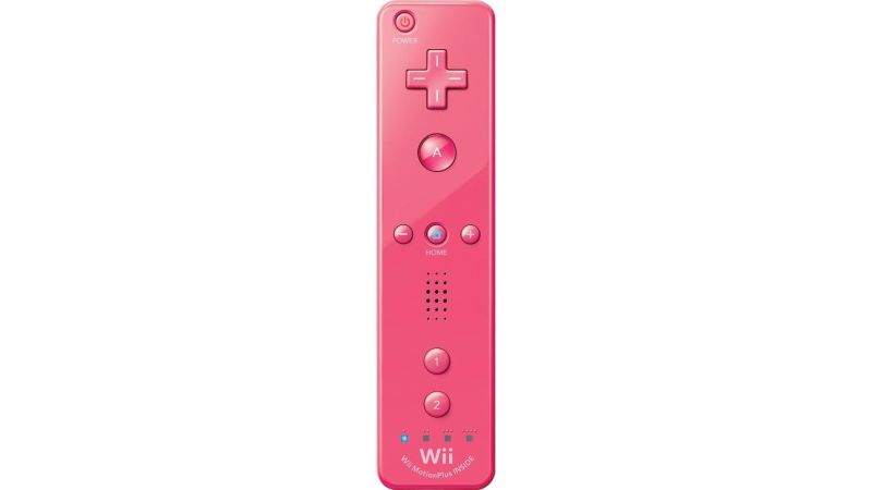 Manette Wii Motion Plus Rose