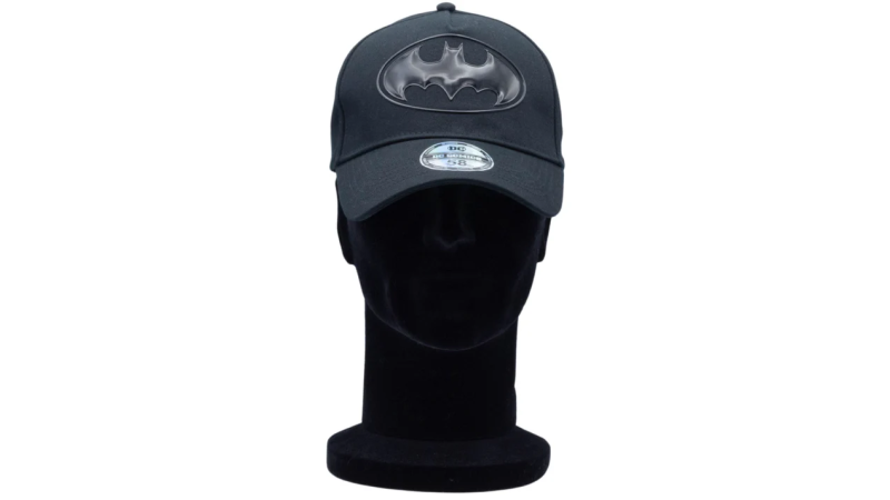 Casquette Batman noire logo 3D brillant