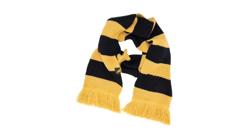 Echarpe tricot rayée Poufsouffle Officielle Harry Potter