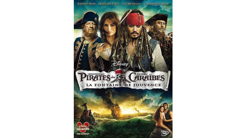Pirates des Caraïbes 4 : la fontaine de jouvence - DVD