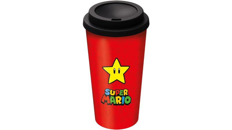 Mug de voyage Super Mario étoile 520 ml