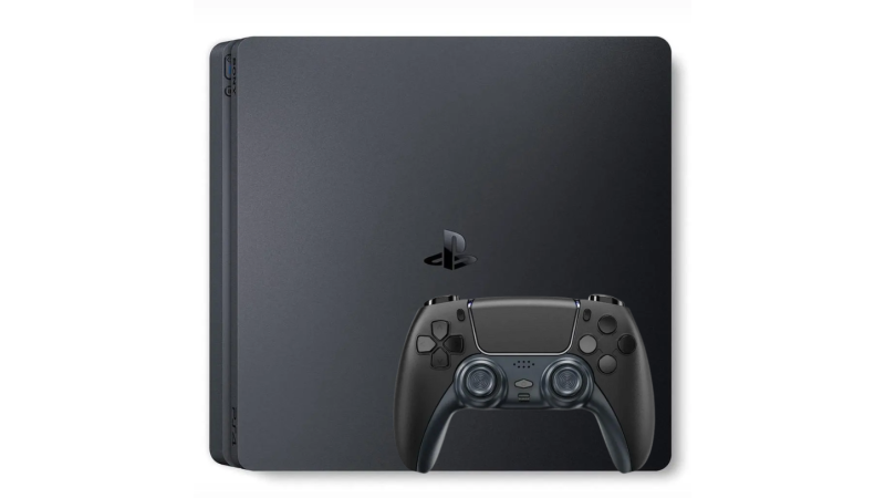 Console Sony PS4 Slim 500 Go Noire avec Manette Battletron- PS4