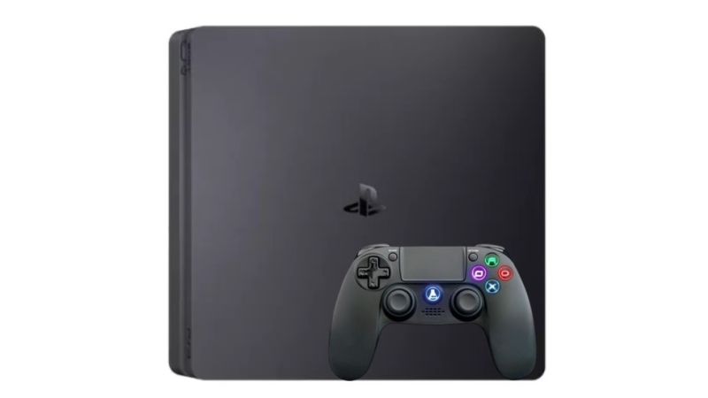 Console Sony PS4 Slim 1 To Noire avec Manette Iridium - PS4