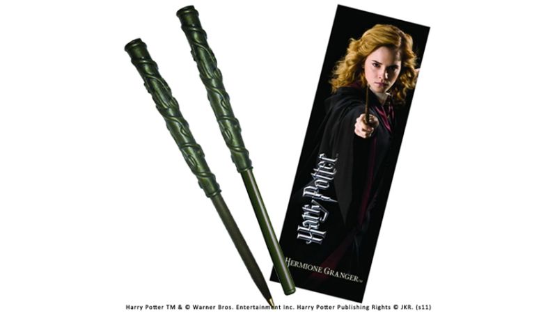 Stylo Baguette Hermione Granger et marque page
