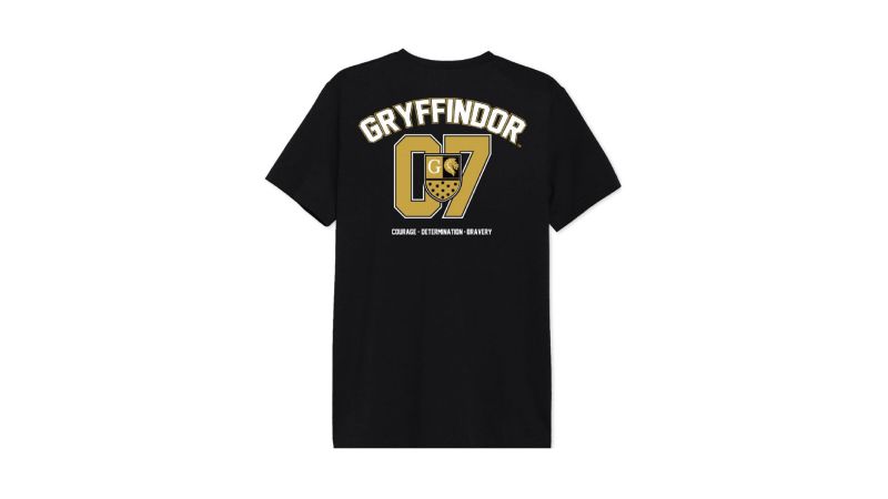 T-shirt Harry Potter  Gryffondor 07 noir