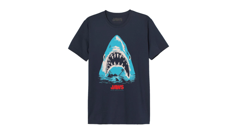 Tee-Shirt Les Dents de la Mer Jaws Boat Poster