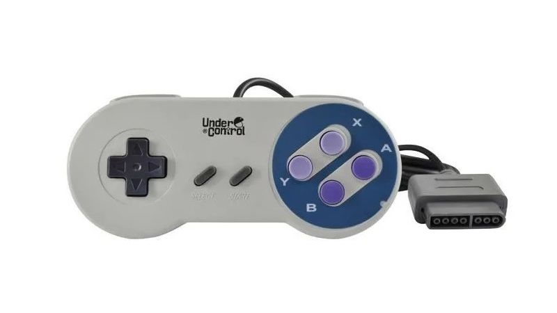 Manette under control compatible Super Nintendo cable 1,5m