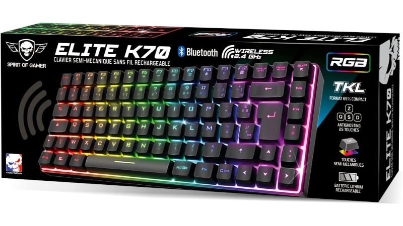 Clavier sans fil Gamer ELITE-K70