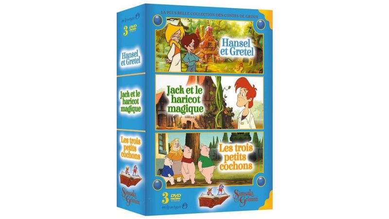 Coffret Hansel et Gretel / Jack et le haricot magique / Les trois petits cochons - DVD