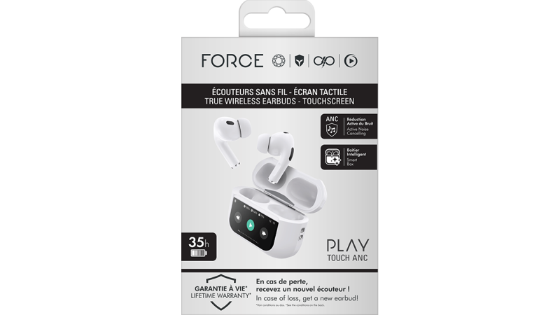 Écouteurs intra-auriculaires sans fil Force Play TWS Play Touch