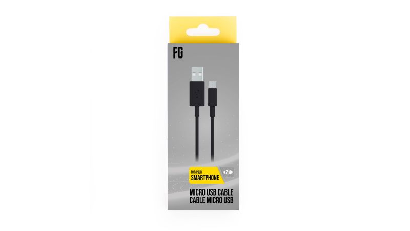 Câble de charge data Micro USB 2M