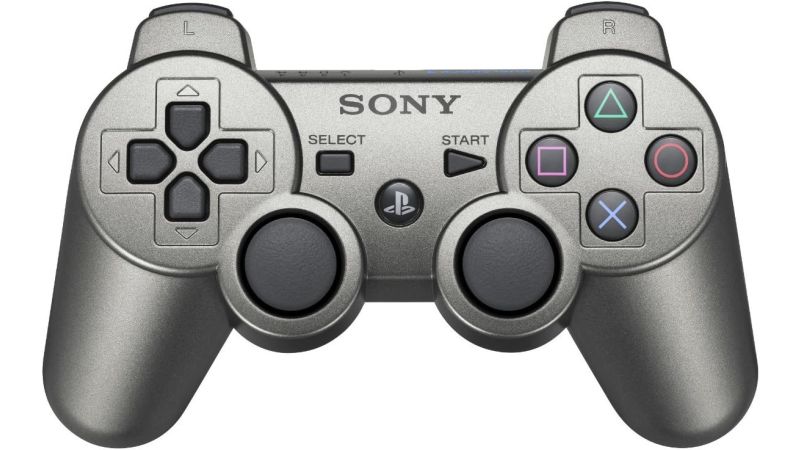Manette Sony PS3 DualShock Gris métal