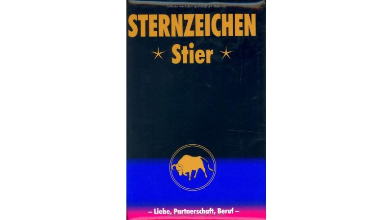 Sternzeichen Stier - livre