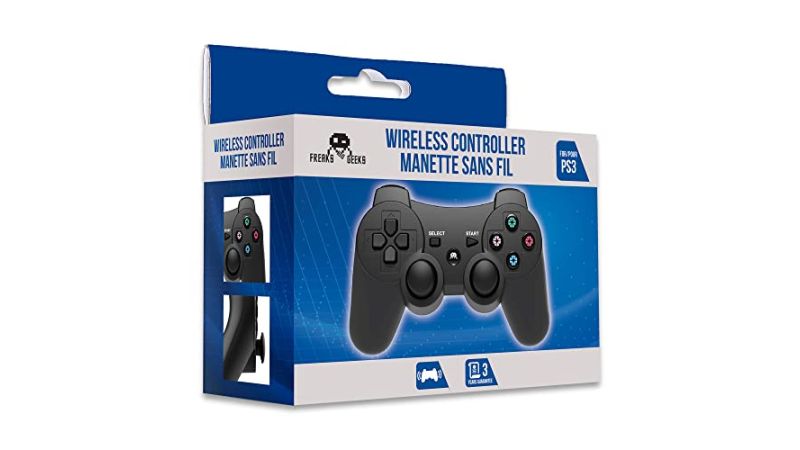 Manette PS3 Freaks and Geeks  Sans Fil - Noire