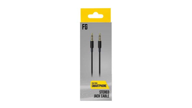 Câble jack 3.5mm stéreo mâle vers 3.5mm stéreo mâle 1 mètr
