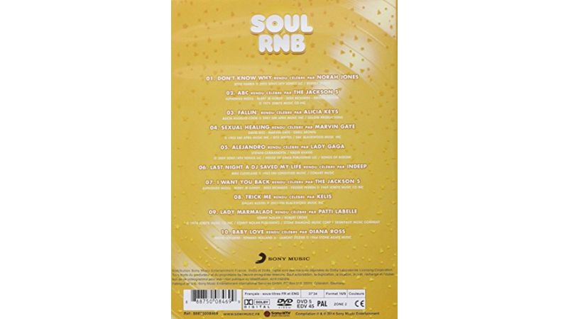 Karaoké Soul/RNB - DVD