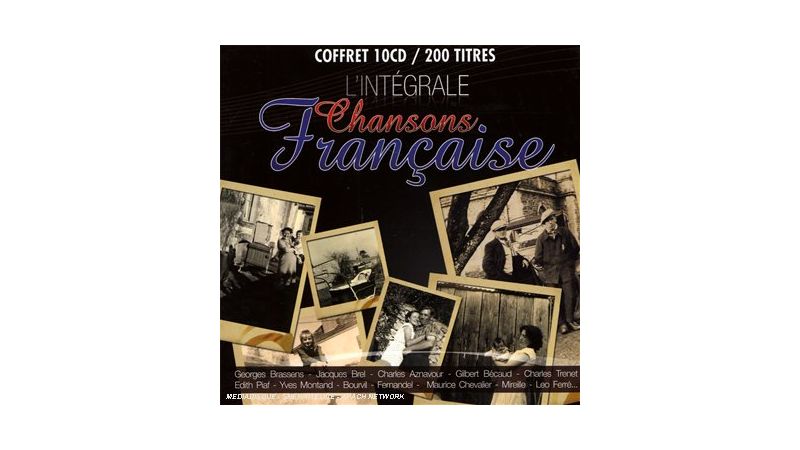 Coffret 10 CD L'Intégrale - Chansons Françaises - CD Audio