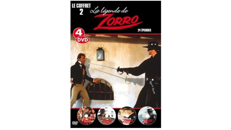 Coffret la légende de Zorro, vol. 2, 24 épisodes - DVD