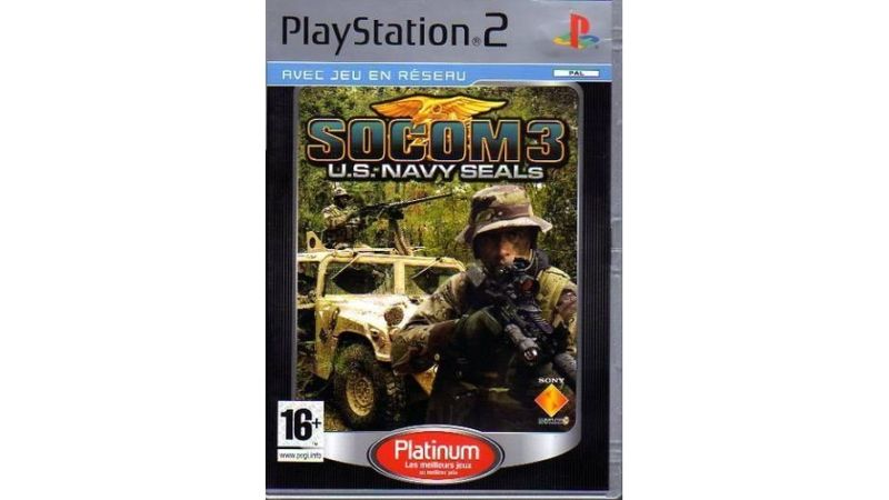 SOCOM 3: U.S. Navy SEALs Platinum - PS2