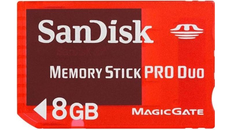 SanDisk - Carte mémoire flash Rouge - 8 Go - MS PRO DUO