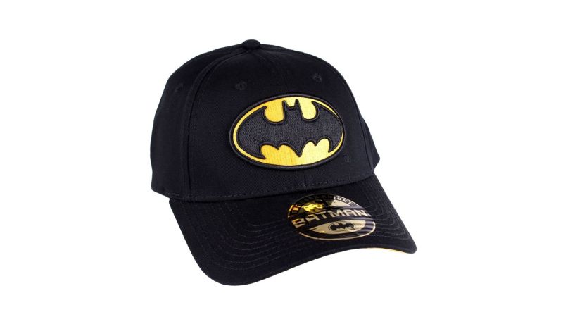 Casquette Batman Noire Logo jaune baseball