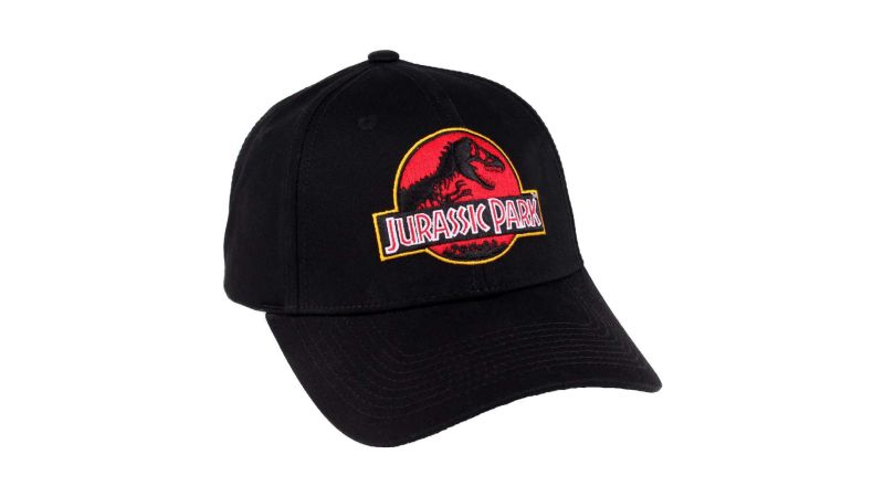 Casquette Noire Logo Jurassic Park