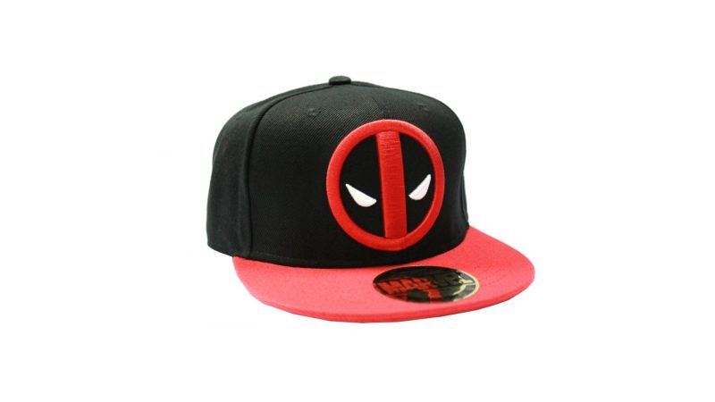 Casquette Noire Snapback Logo Deadpool